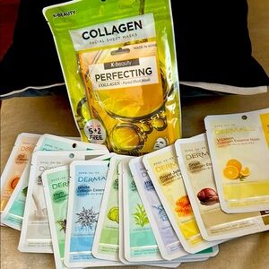K-Beauty Collagen Facial Sheet Masks